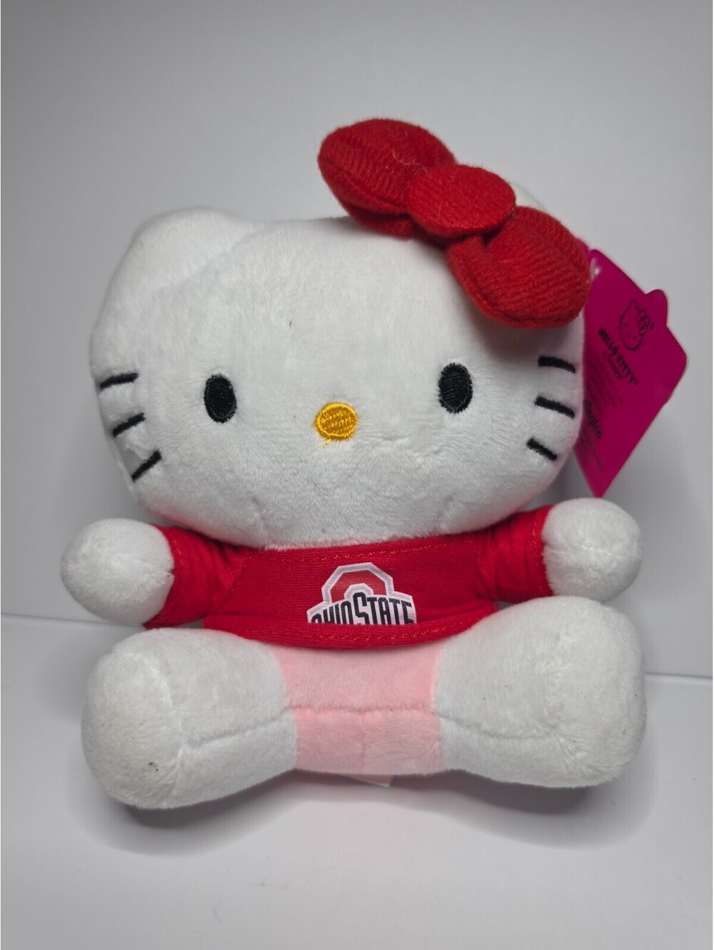 Sanrio Hello Kitty Ohio State Buckeyes OSU 6" Plush Stuffed Toy Doll